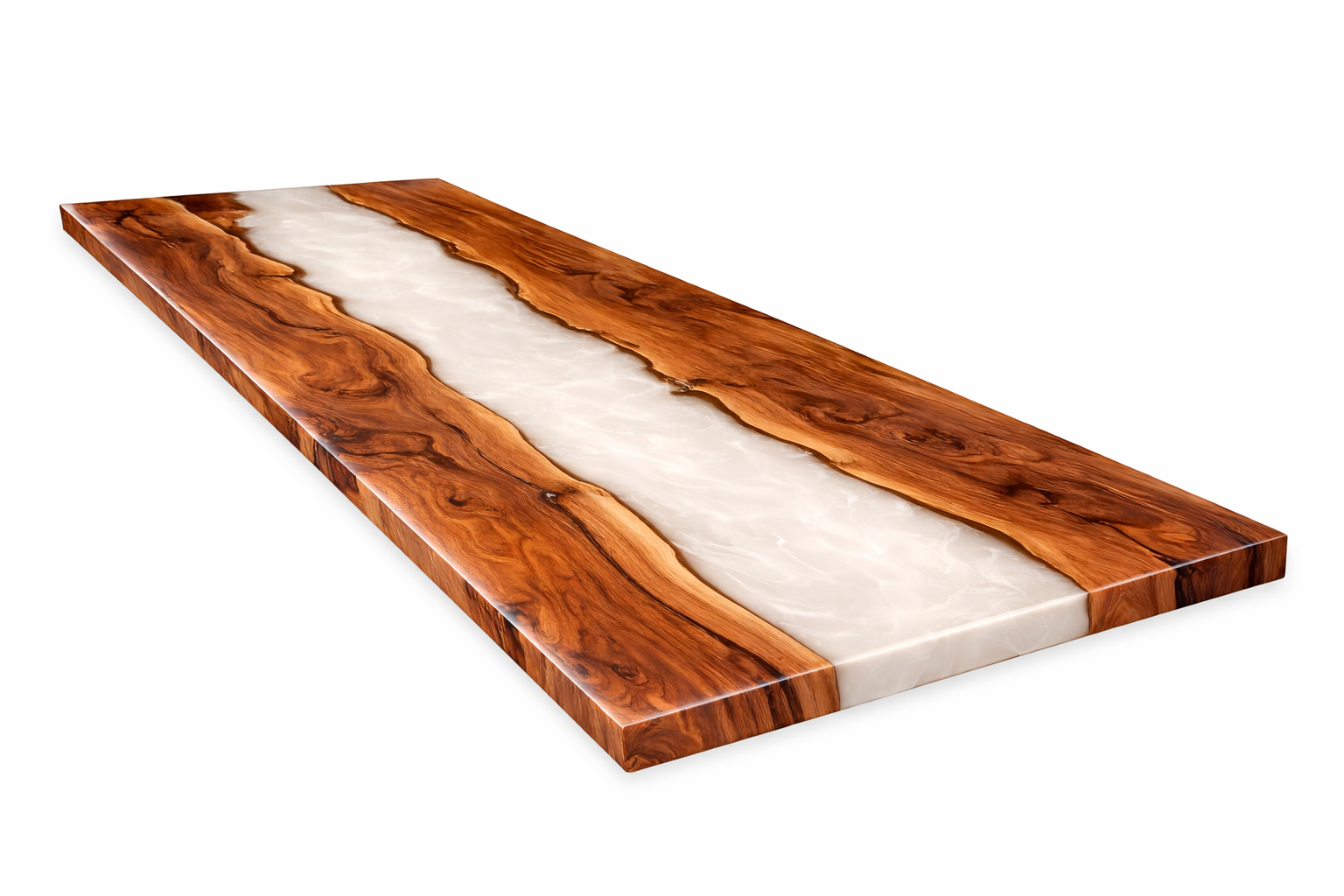 Bespoke Solid Wood & Resin Tabletop