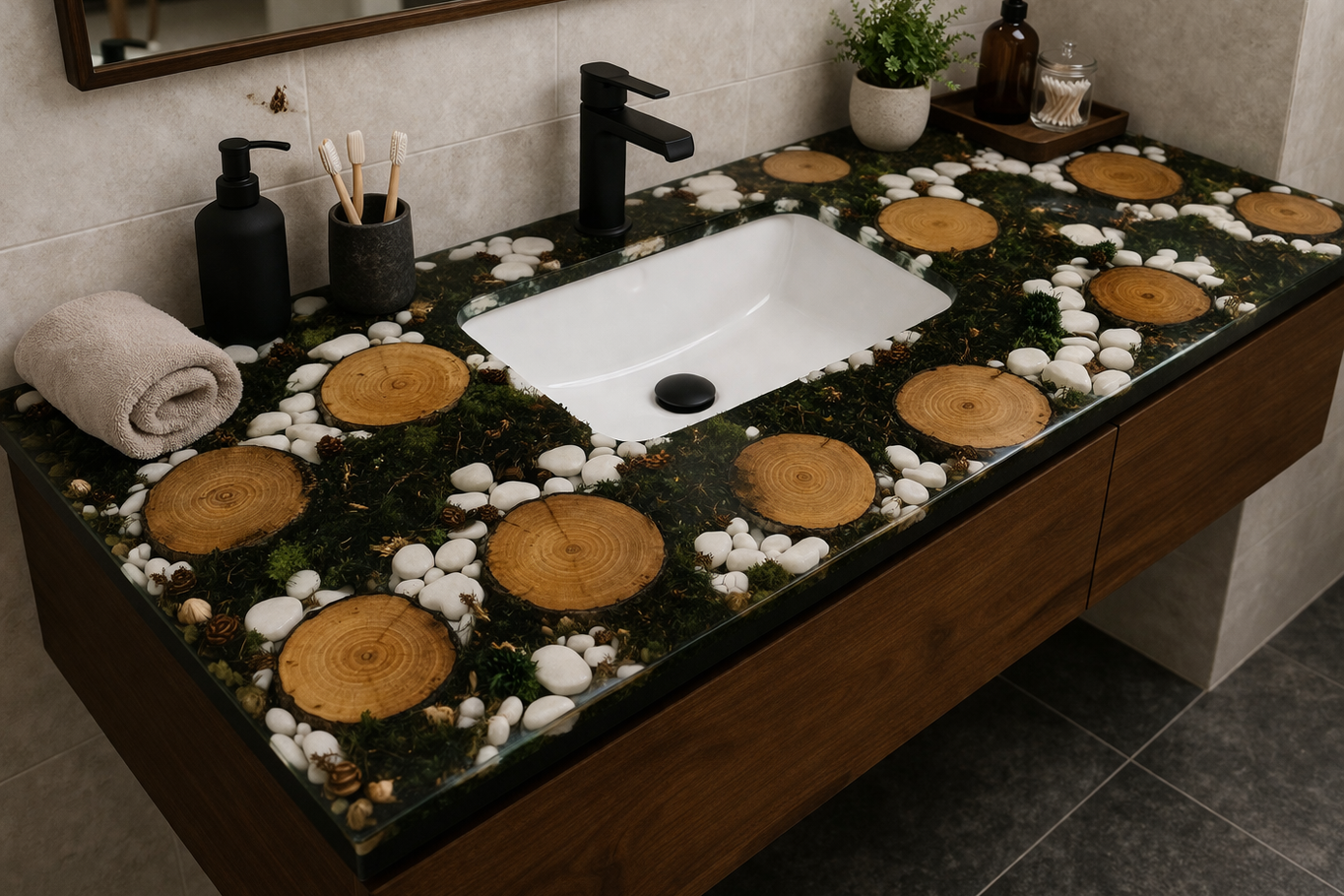 Bespoke Resin Vanity
